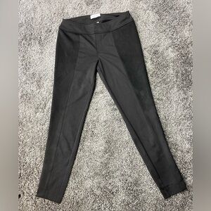 Calvin Klein part faux suede pull on stretch skinny pants women’s size S